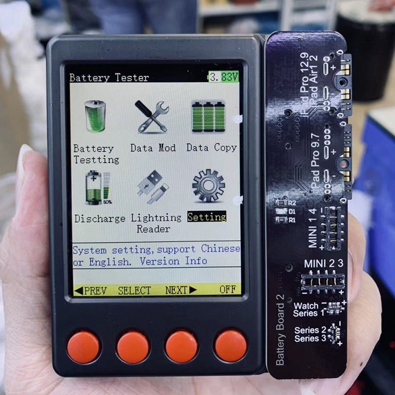 W28 Pro for Battery and Data Cable Testing for iPhone iPad iWatch Android